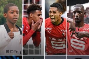 金球前30中曾在雷恩效力的球员：登贝莱、杜埃、拉菲尼亚、吉拉西