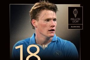 情怀票！👀麦克托米奈和K77金球各获得1票第一，均来自本国评委