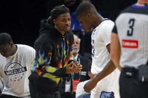 Shams：莫兰特今天可以出战与鹈鹕的揭幕战 没有时间限制